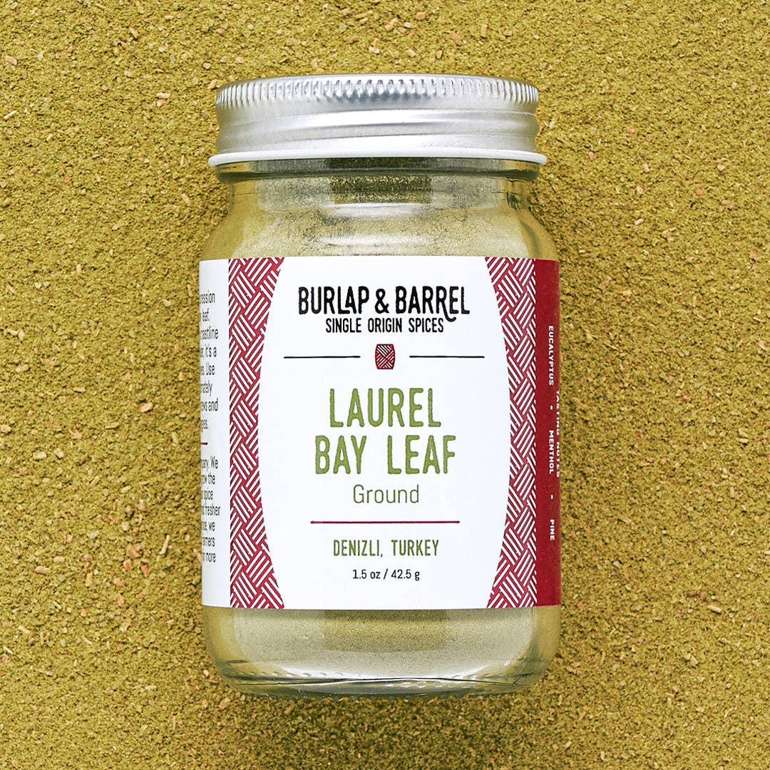Ground Laurel Bay Leaves - Single Origin Spice & Seasoning