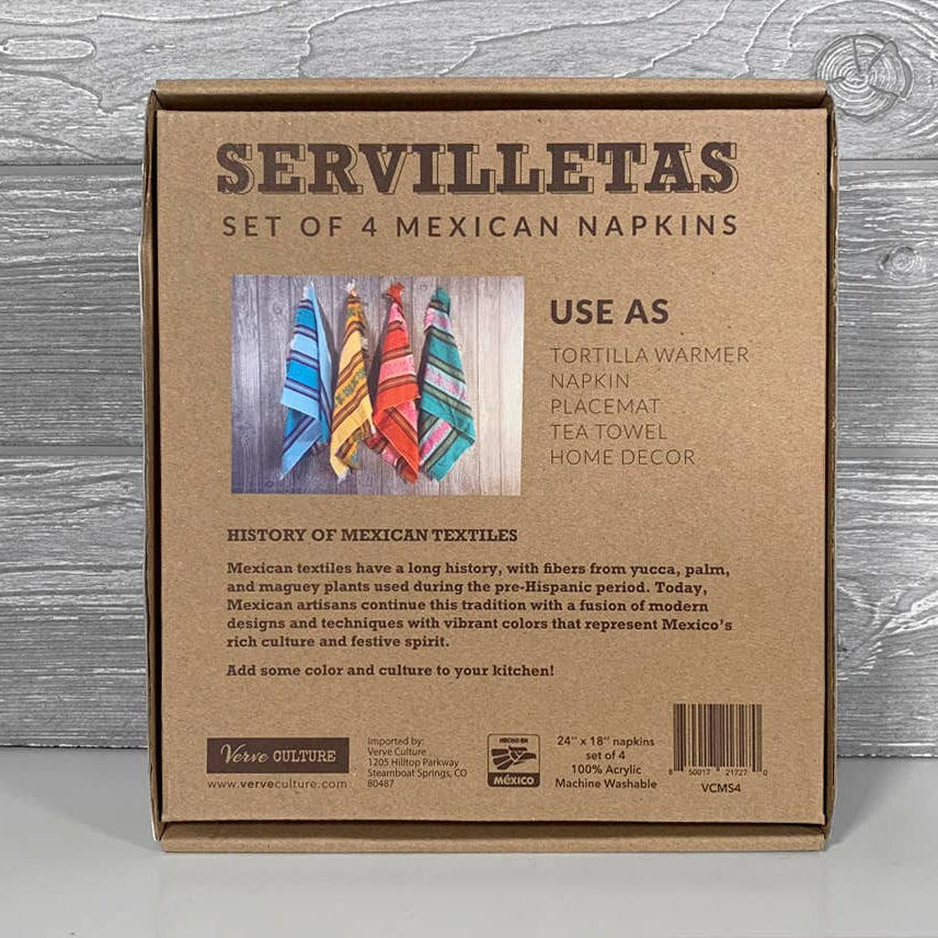 Servilletas - Set of 4 Mexican Napkin