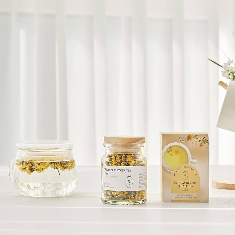 Original Flower Tea 10g Glass Jar - 8 Variations