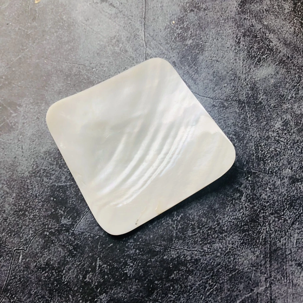 Mother-of-Pearl Caviar Dish | 9 cm Square
