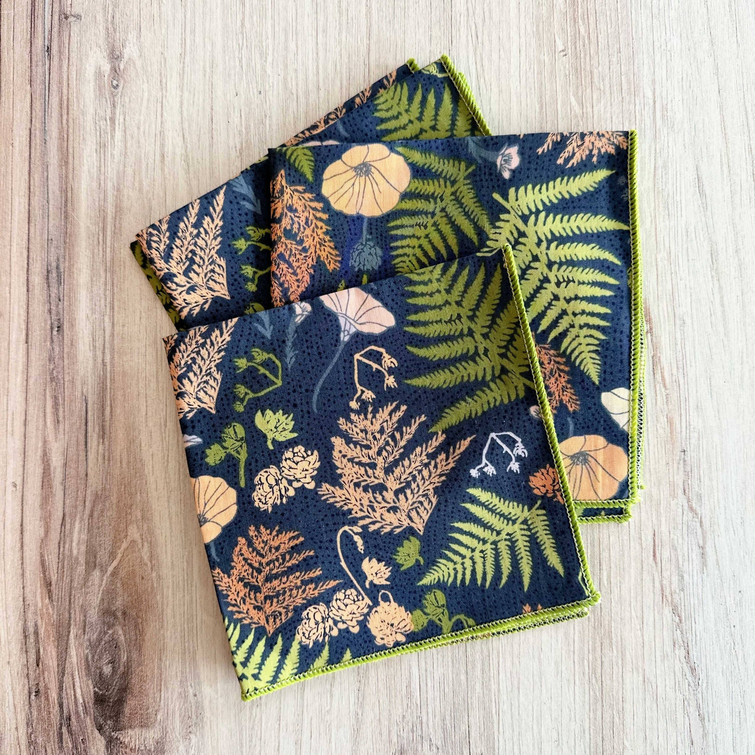 Nature Walk Cloth Napkins, set of four
