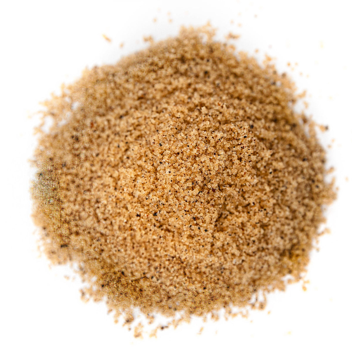 A mound of chili lime rimming salt on a white background