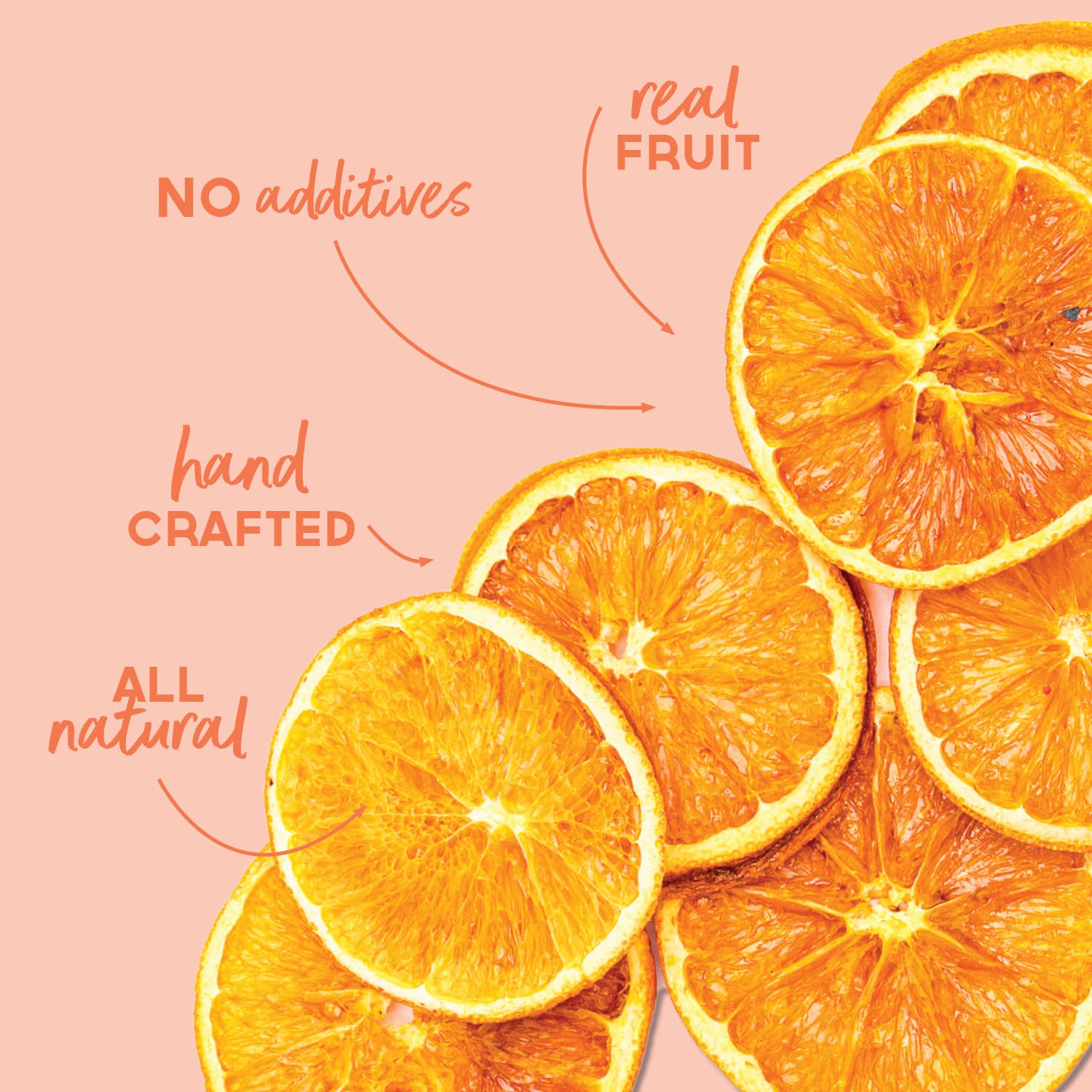 Dehydrated Orange Wheels (Small Case)