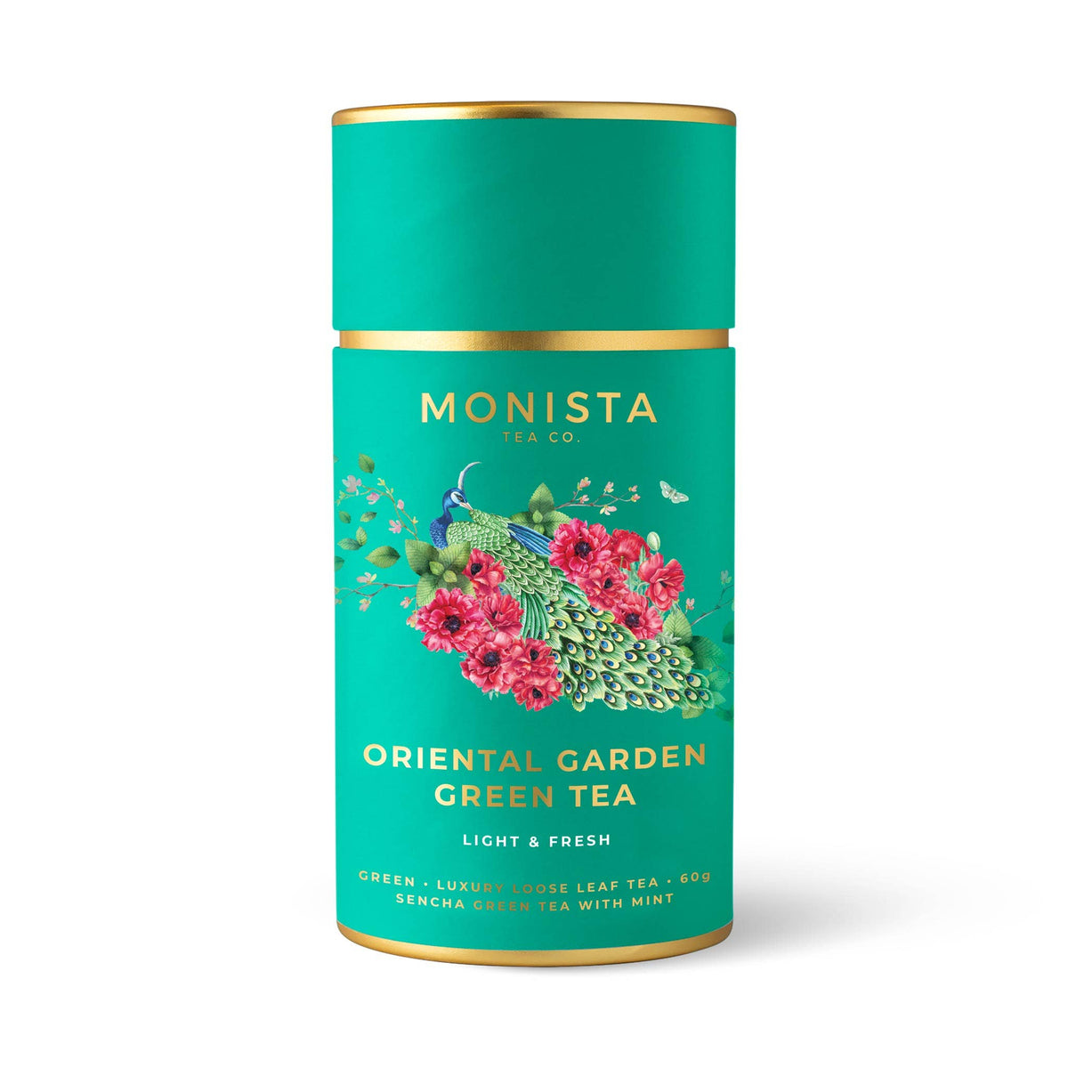 A green Monista Tea Co.&
