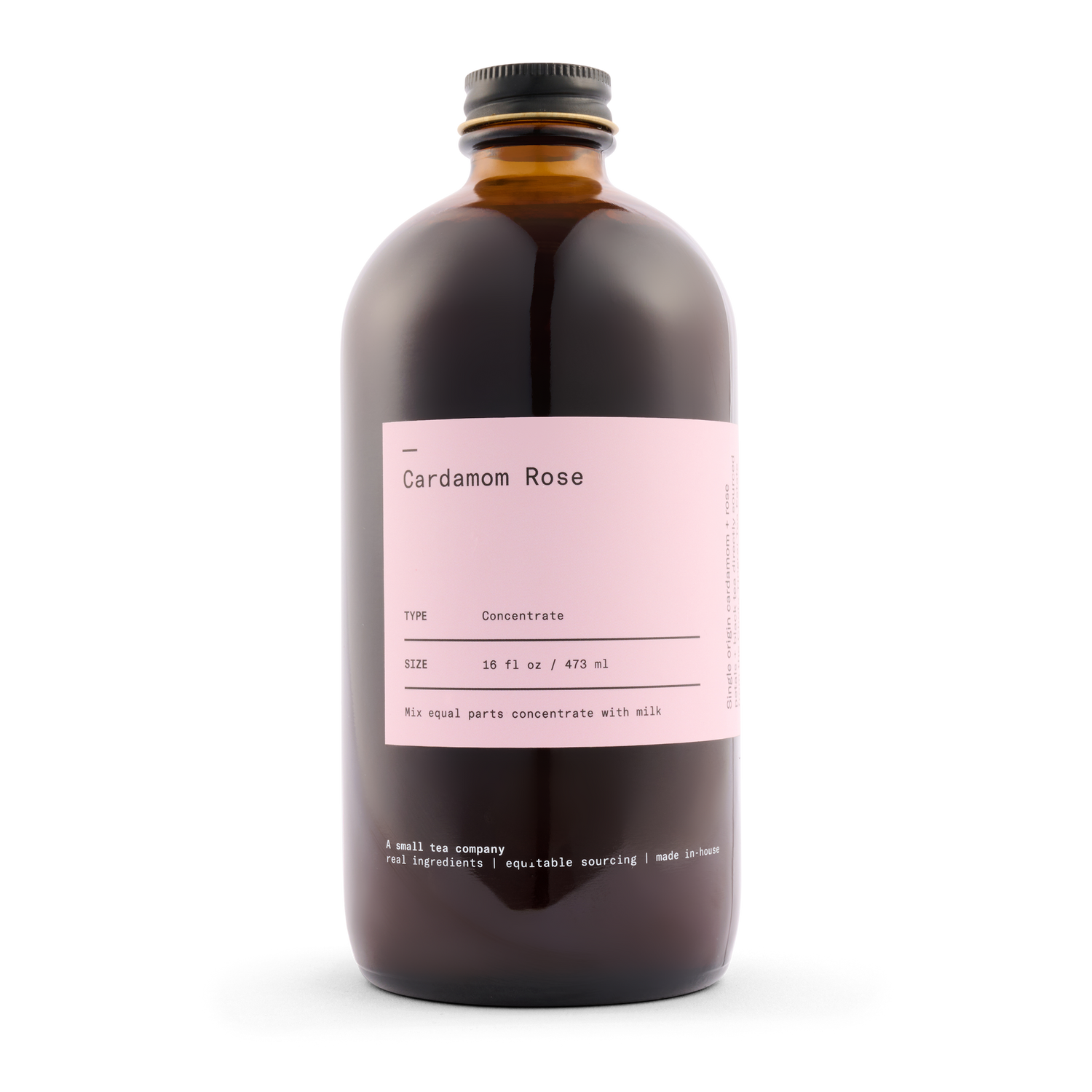 Cardamom Rose Concentrate Tea Drink