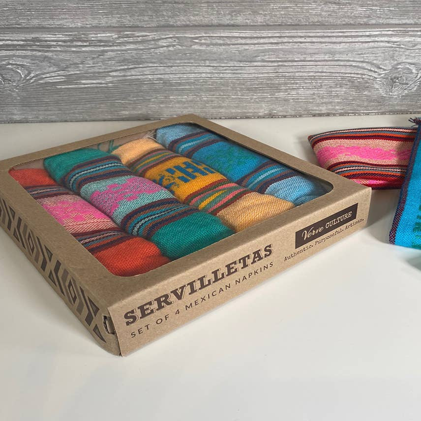 Servilletas - Set of 4 Mexican Napkin 2 5
