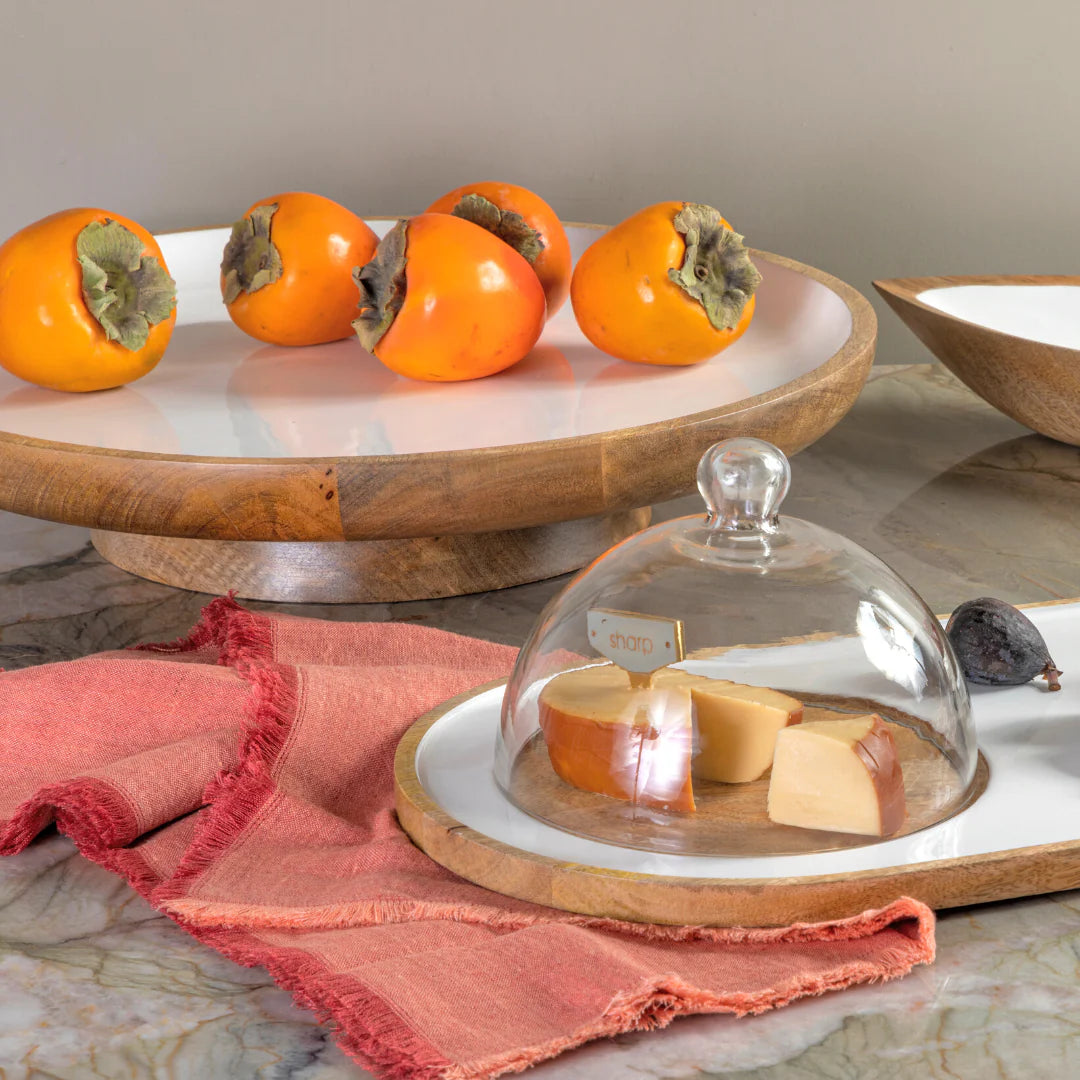 Madras Classic Footed Platter