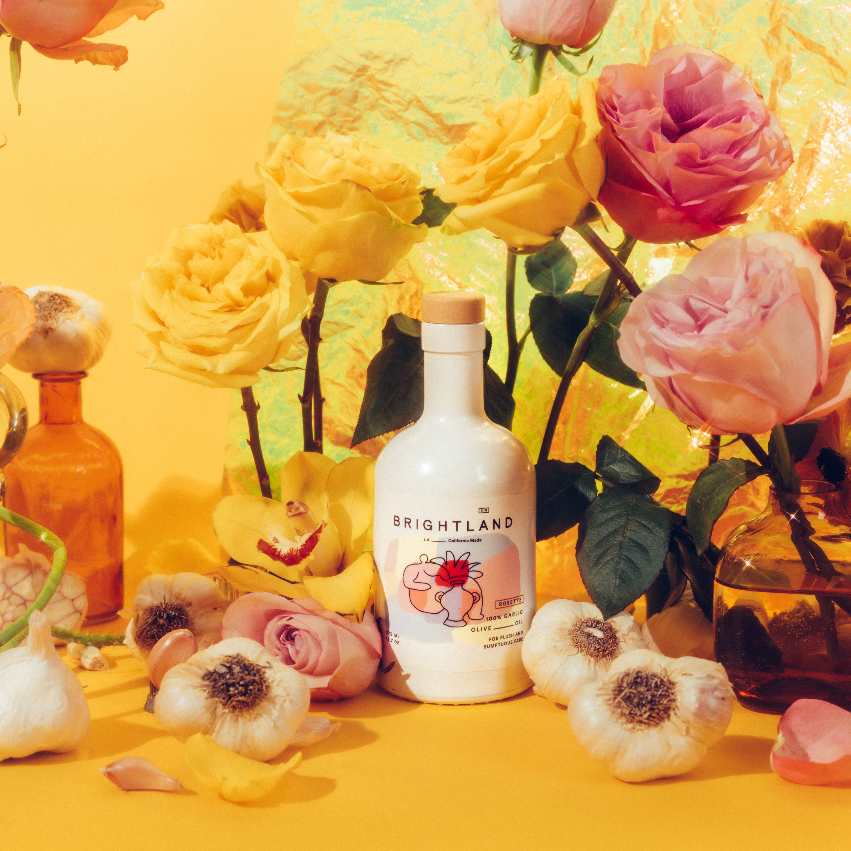 Rosette Garlic Infused Olive Oil