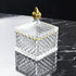 Diamond Glass Snack Bowl