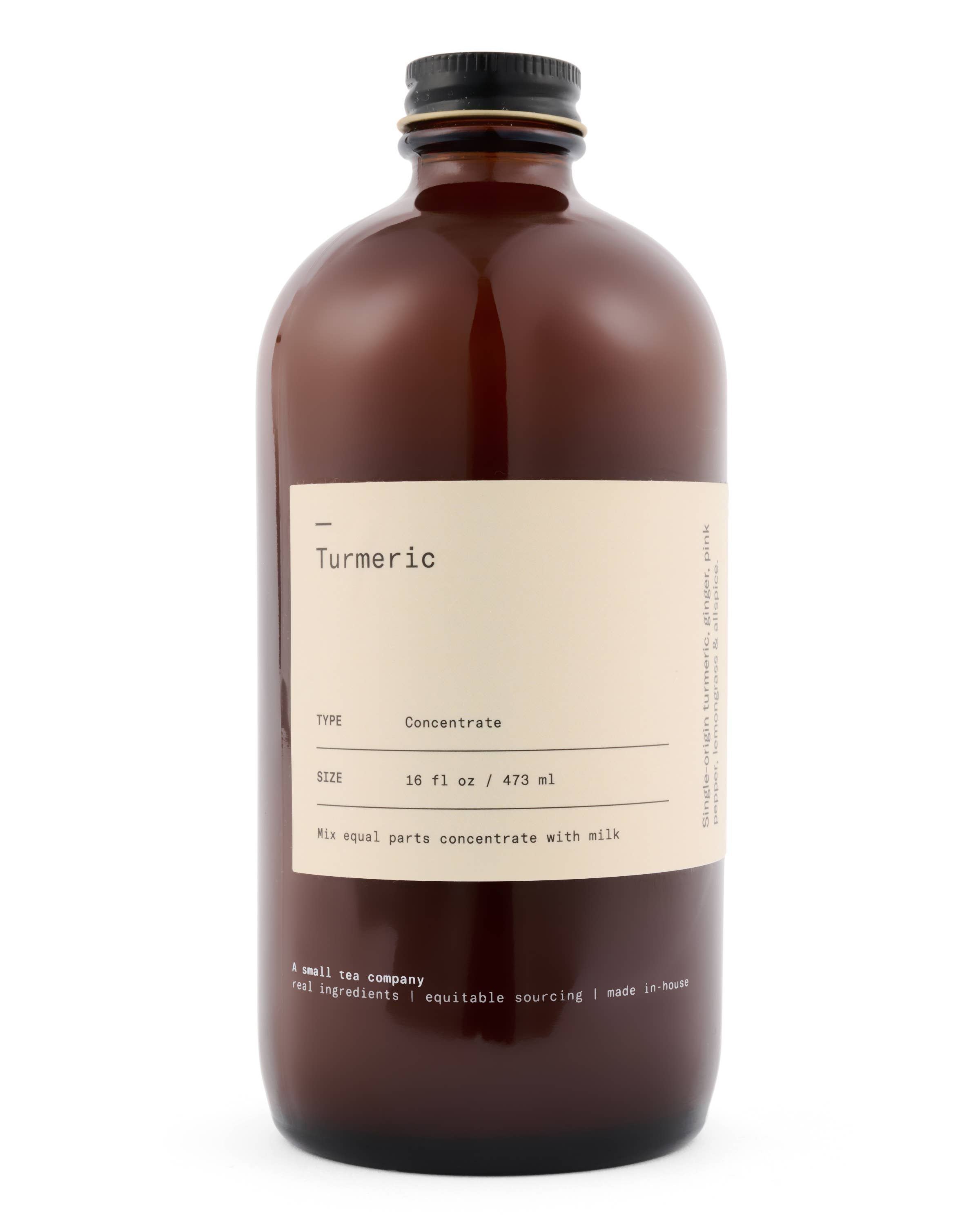 Brown bottle labeled &