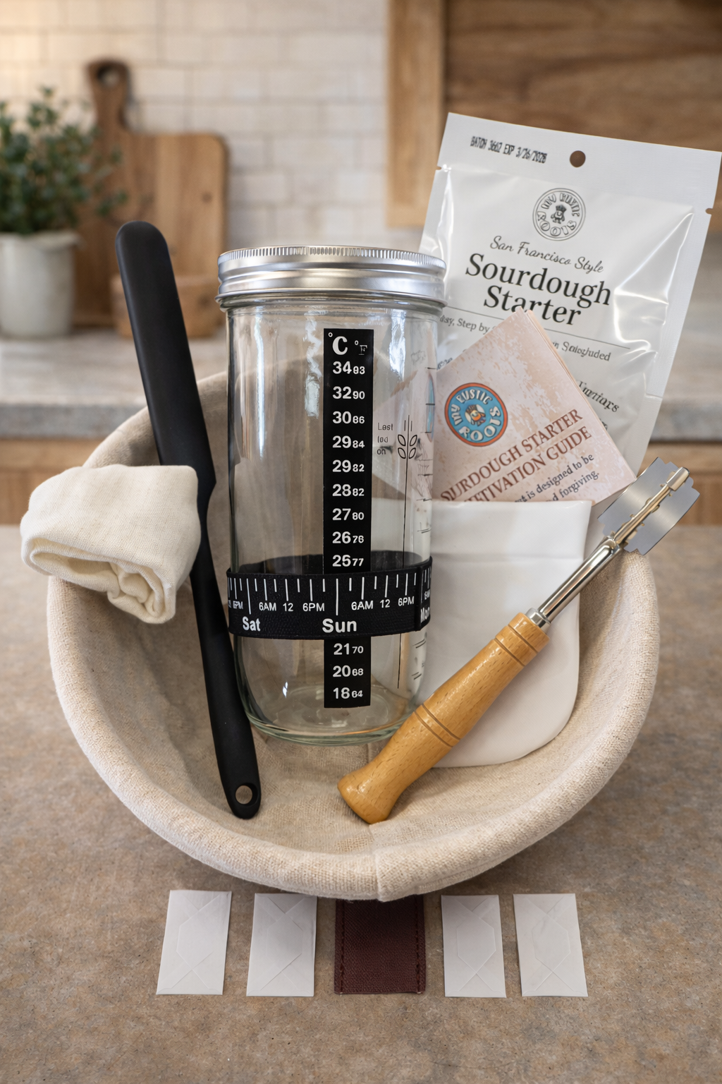 All-in-One Sourdough Starter Kit + Starter