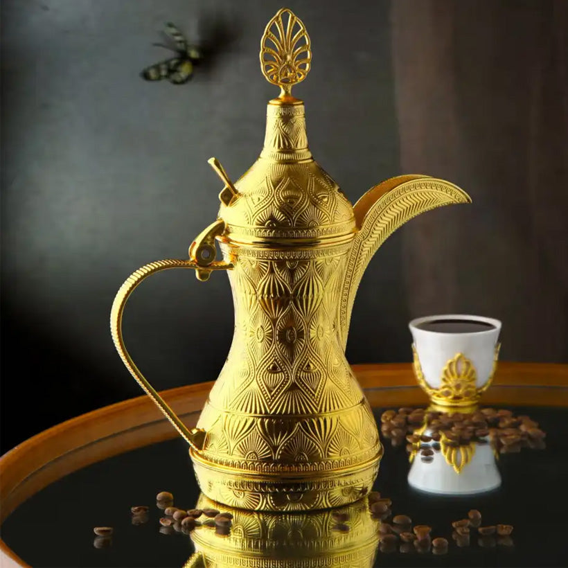 Gold Coffee Dallah