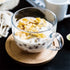 Alvina Glass Tea Cup - Tea + Linen
