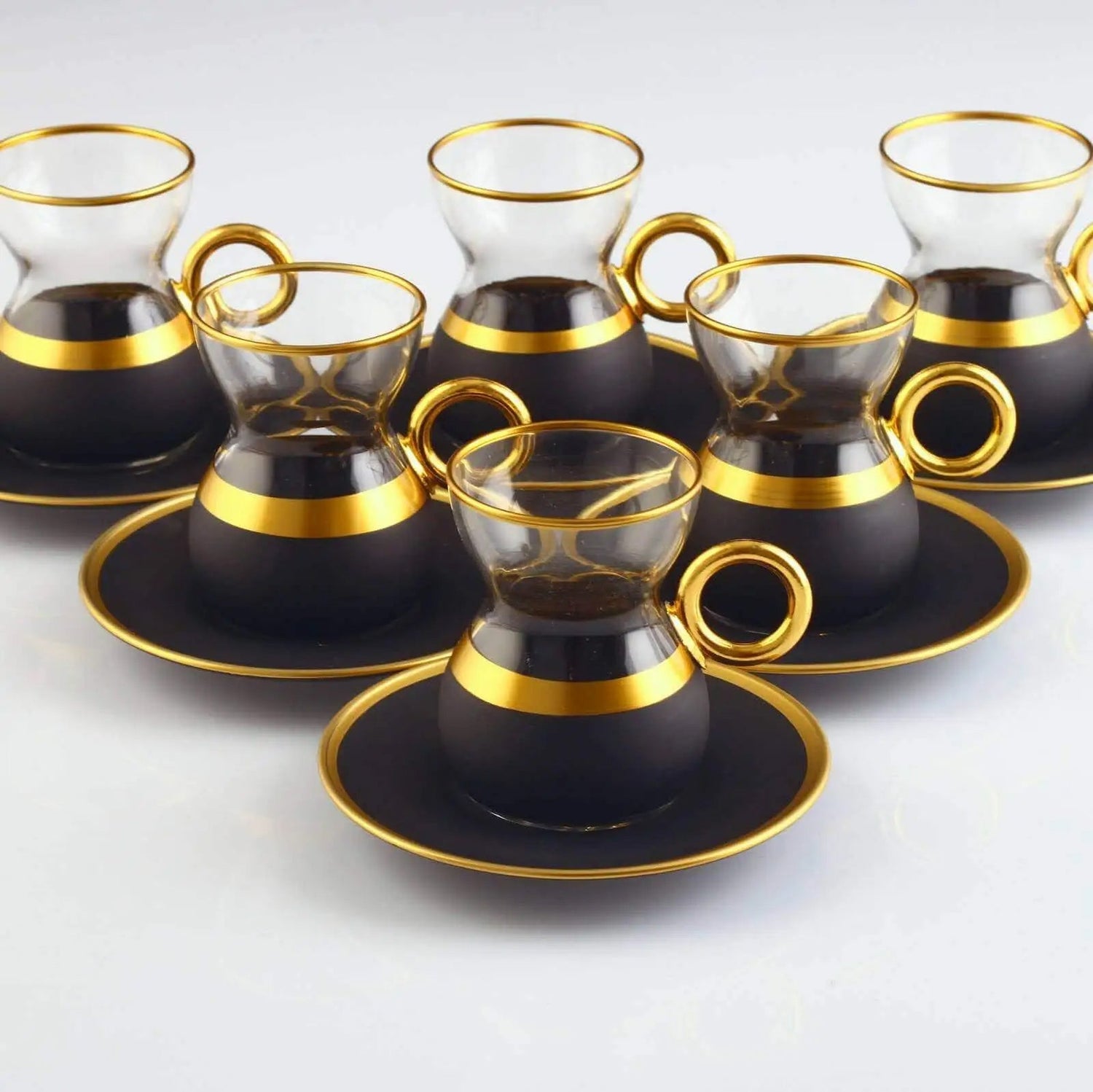 Black Vegan Dyed Tea Cup Set - Tea + Linen