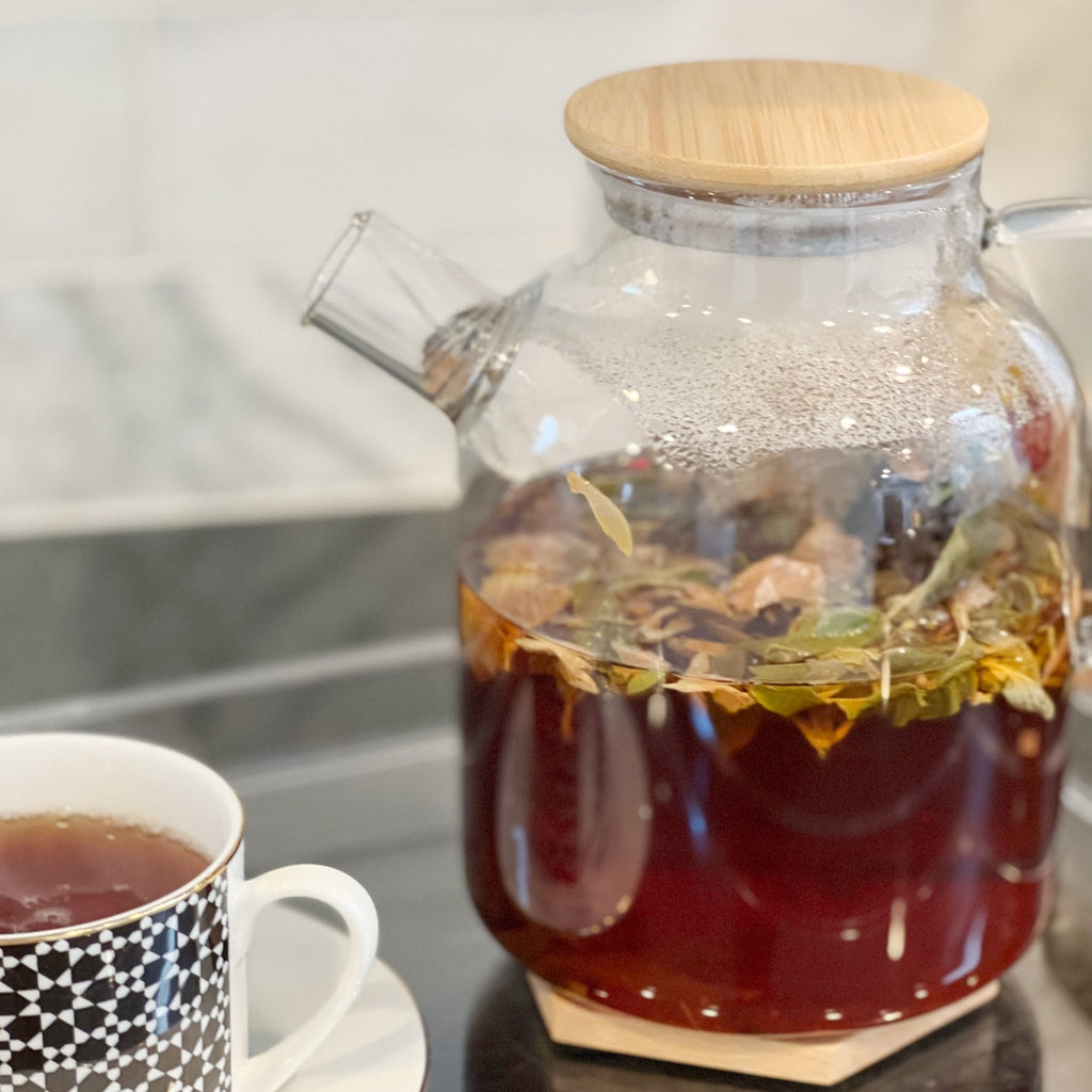 Glass Teapot - 1800mL - Tea + Linen