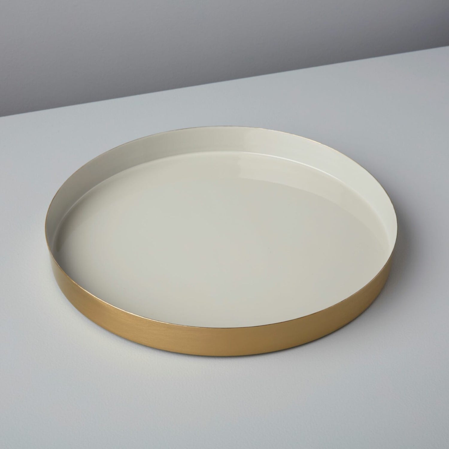 Halo Enamel Serving Tray - Small - Tea + Linen