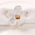 Isla Flower Napkin Ring - Set of 4