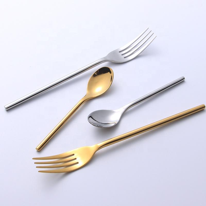 Lola Gold Flatware Set - Tea + Linen