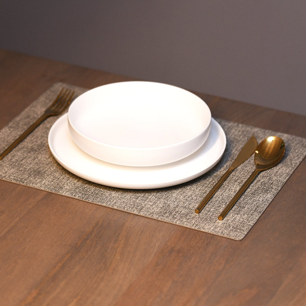 Nordic 10" Dinner Plate - Set of 6 - Tea + Linen