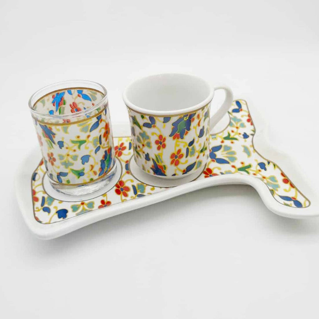 Ottoman Caftan Turkish Coffee Set - Tea + Linen