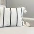 Striped Hand-Woven Moroccan Pillow - Tea + Linen