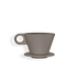 Grey dwell dripper on a transparent background