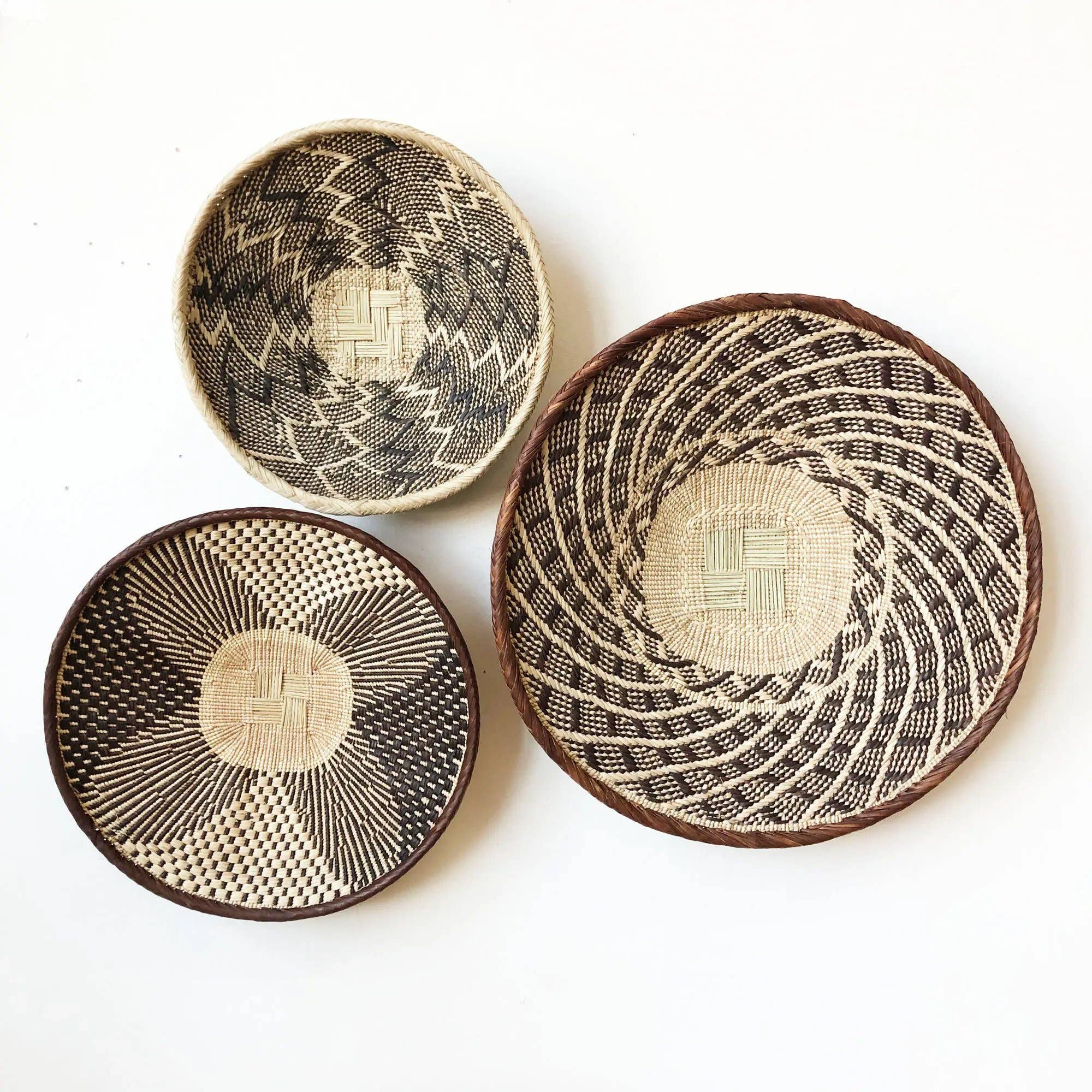 Handwoven Binga Wall Basket — Zimbabwe