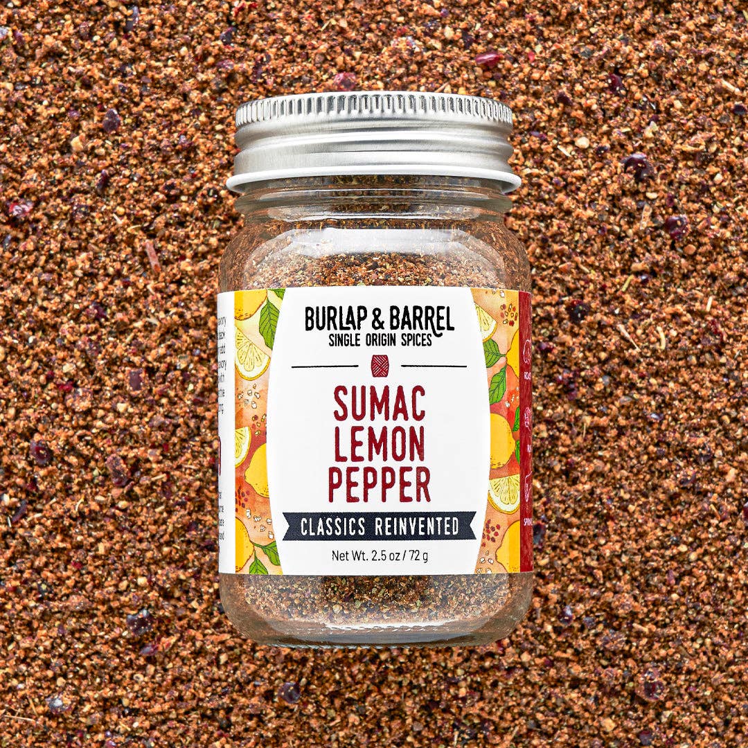 Sumac Lemon Pepper- Single Origin Spice &amp; Seasoning Blend