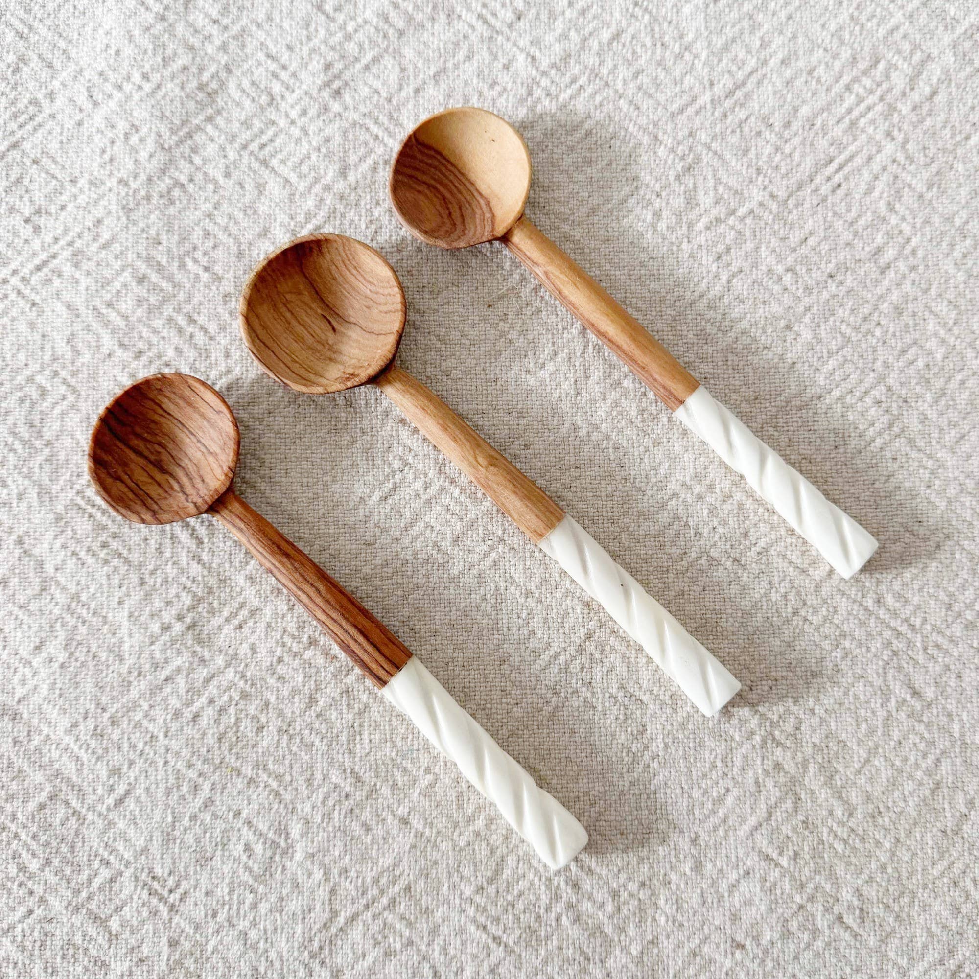Hand-Carved Olive Wood Spoon — Kenya