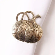 Pumpkin Napkin Ring - Vintage Gold