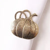 Pumpkin Napkin Ring - Vintage Gold