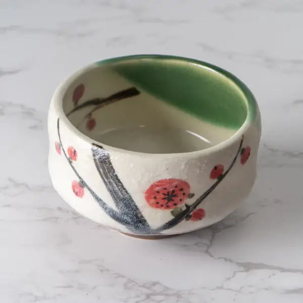 Ume Plum Blossoms Mini Matcha Bowl – 8 oz