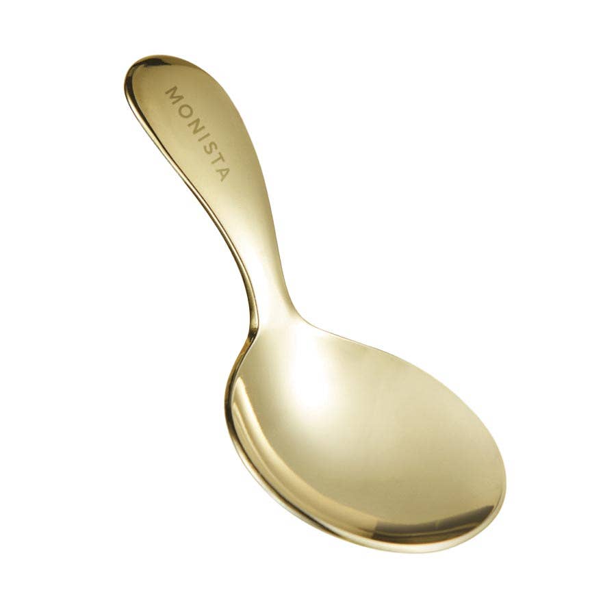 Gold spoon with &