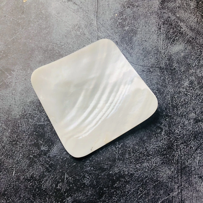 Mother-of-Pearl Caviar Dish | 9 cm Square