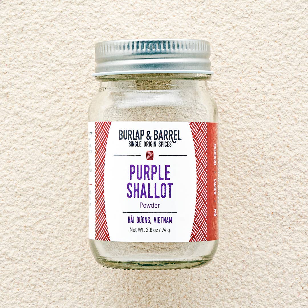 Purple Shallot Powder - Single Origin Spice &amp; Seasoning