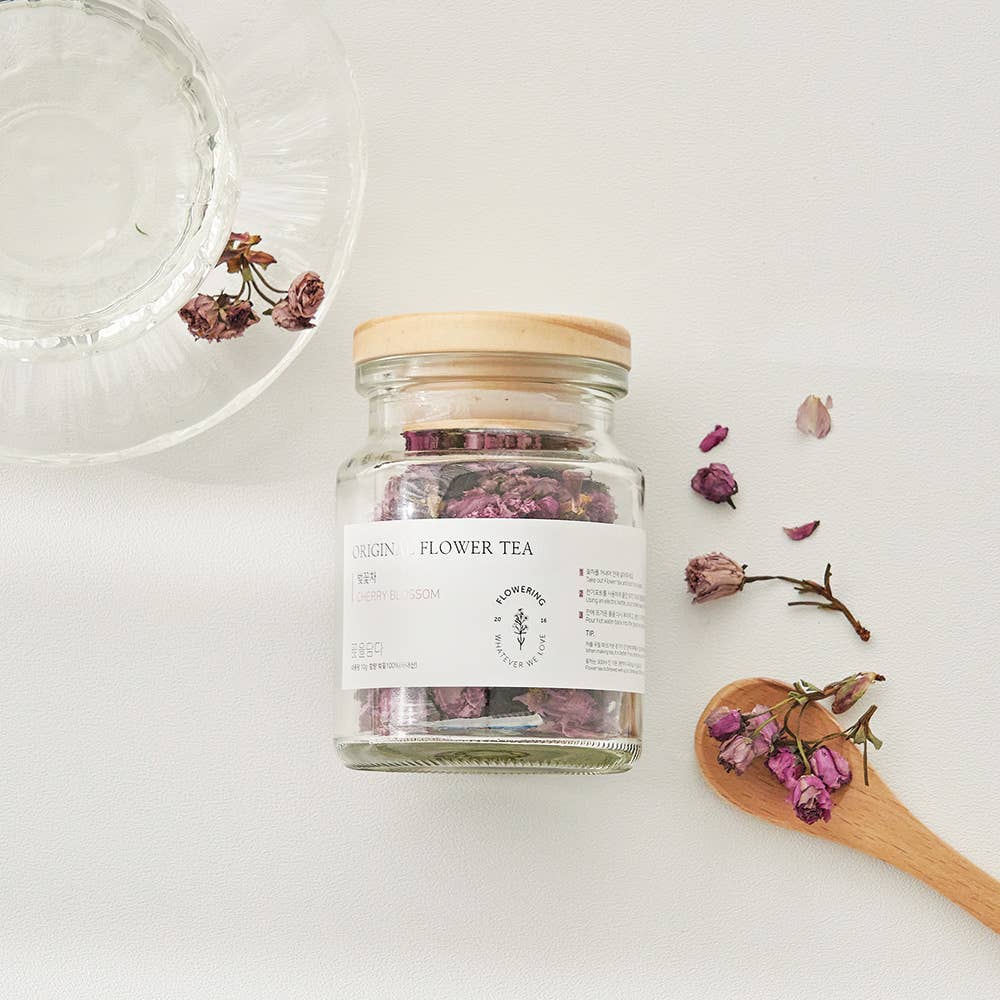 Original Flower Tea 10g Glass Jar - 8 Variations