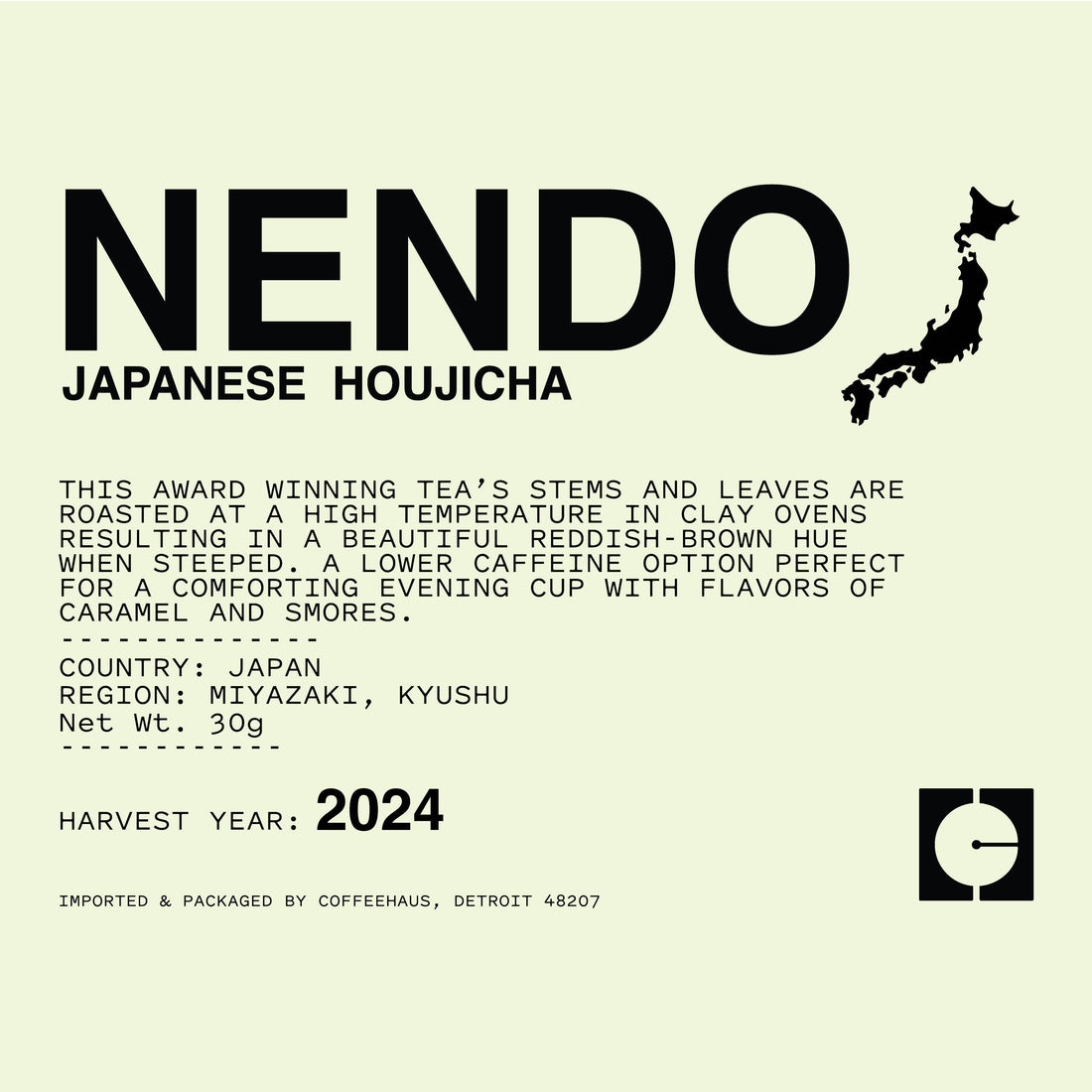 Nendo — Competition-Grade Organic Houjicha