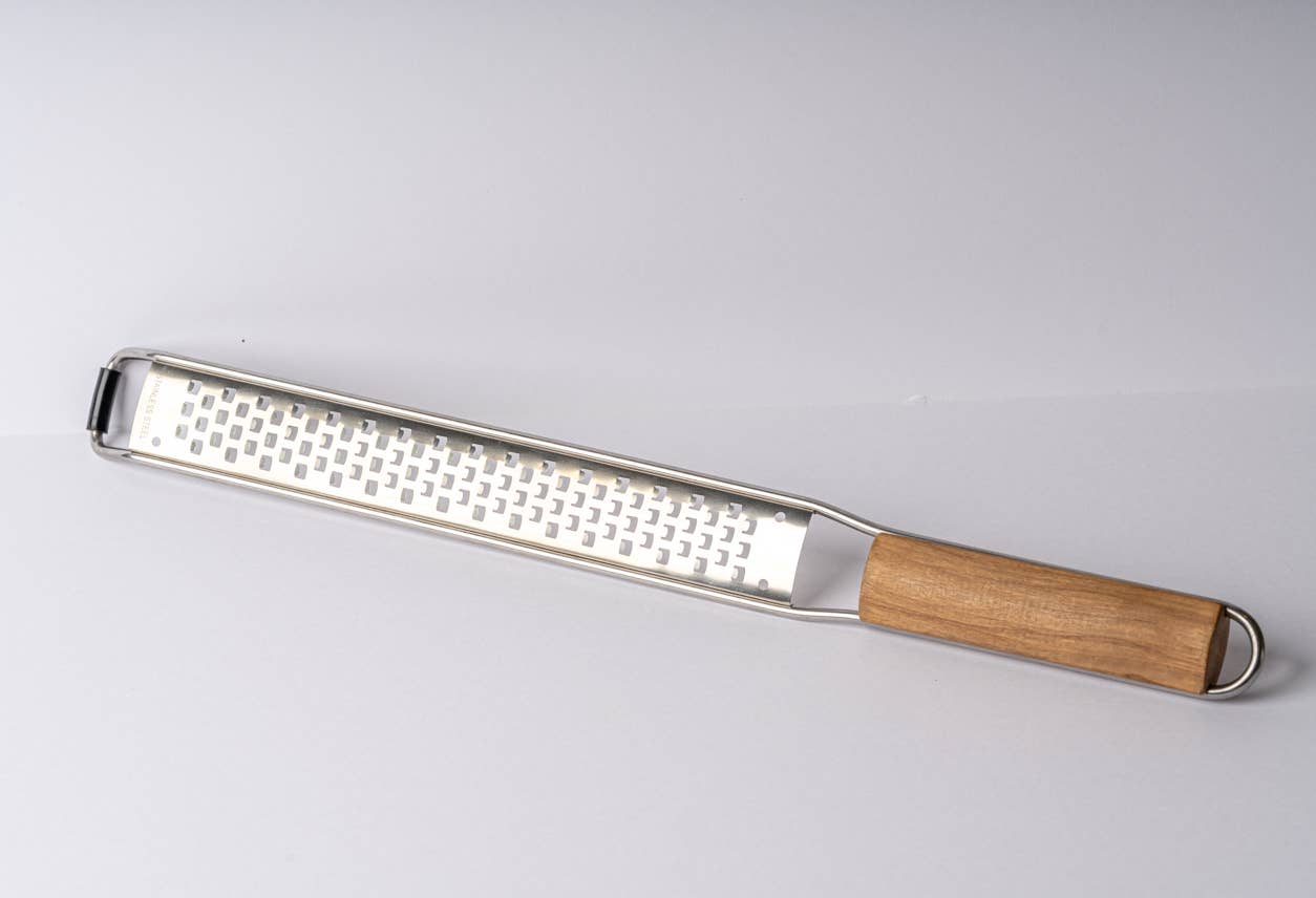 A coarse Italian Mandolin Paddle Grater