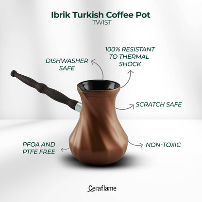 Handcrafted Ceramic Ibrik – 18.6 oz
