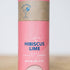 Pink canister labeled &