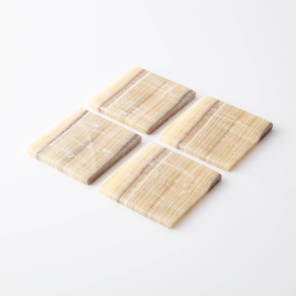 Zebra Onyx Coasters