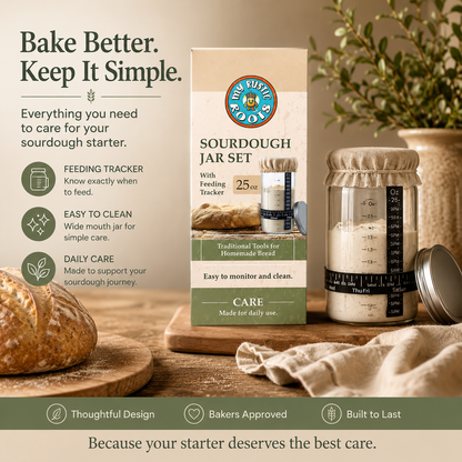 Sourdough Starter Jar Kit + Starter