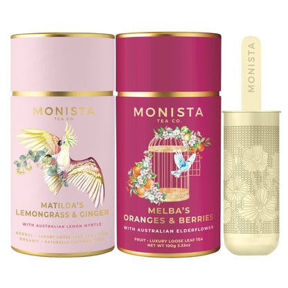 Two Monista Tea Co. canisters - Matilda&