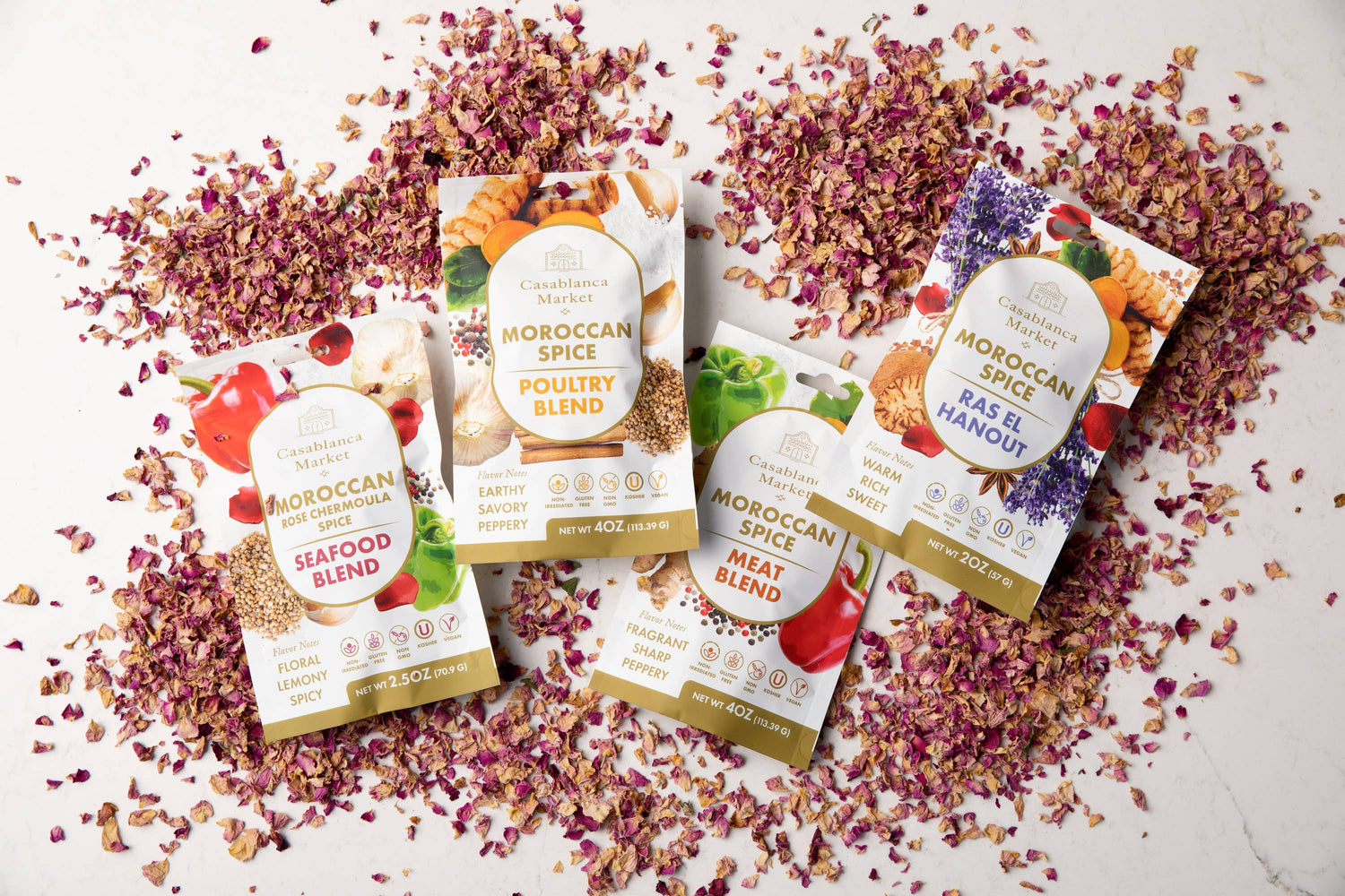 Moroccan Rose Chermoula Spice Seafood Blend