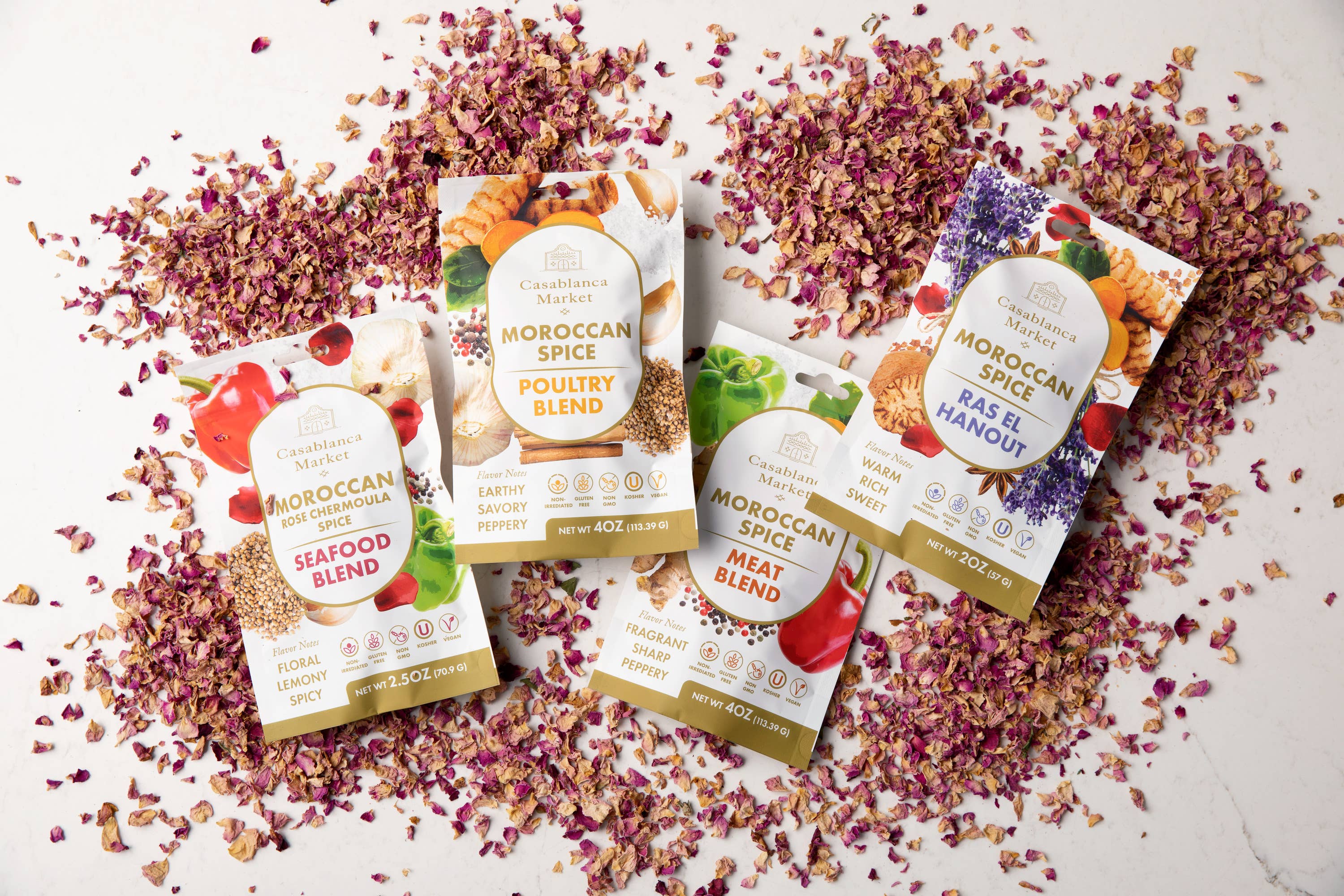 Moroccan Rose Chermoula Spice Seafood Blend