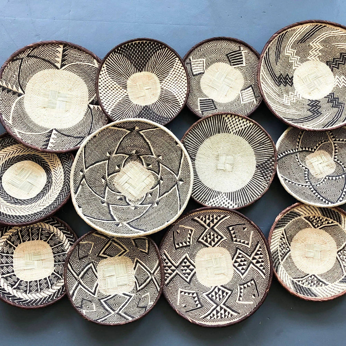 Handwoven Binga Wall Basket — Zimbabwe
