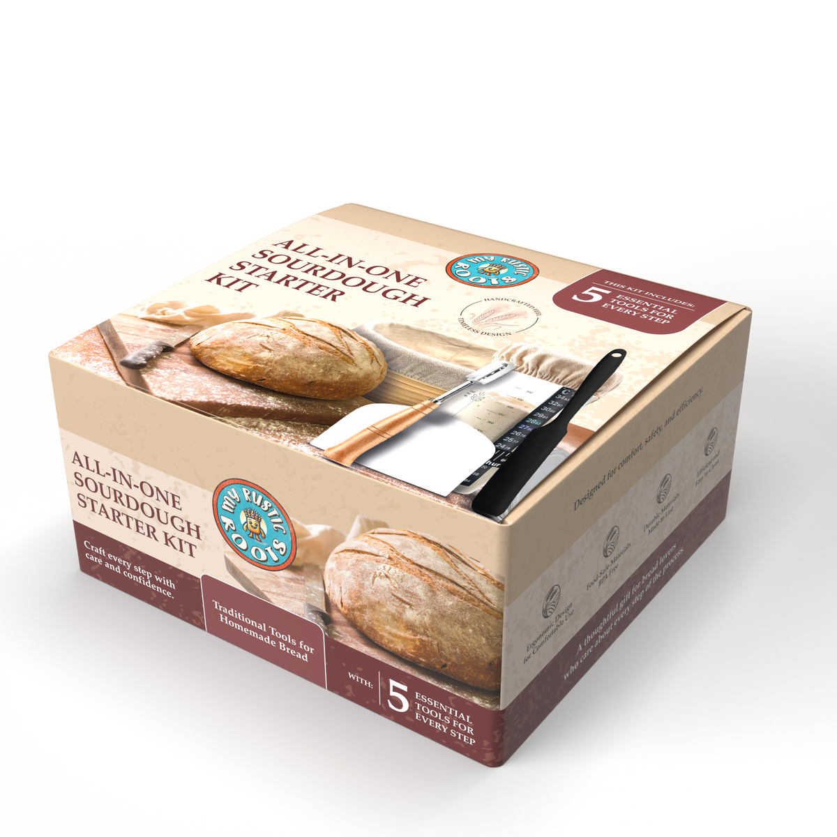 All-in-One Sourdough Starter Kit + Starter