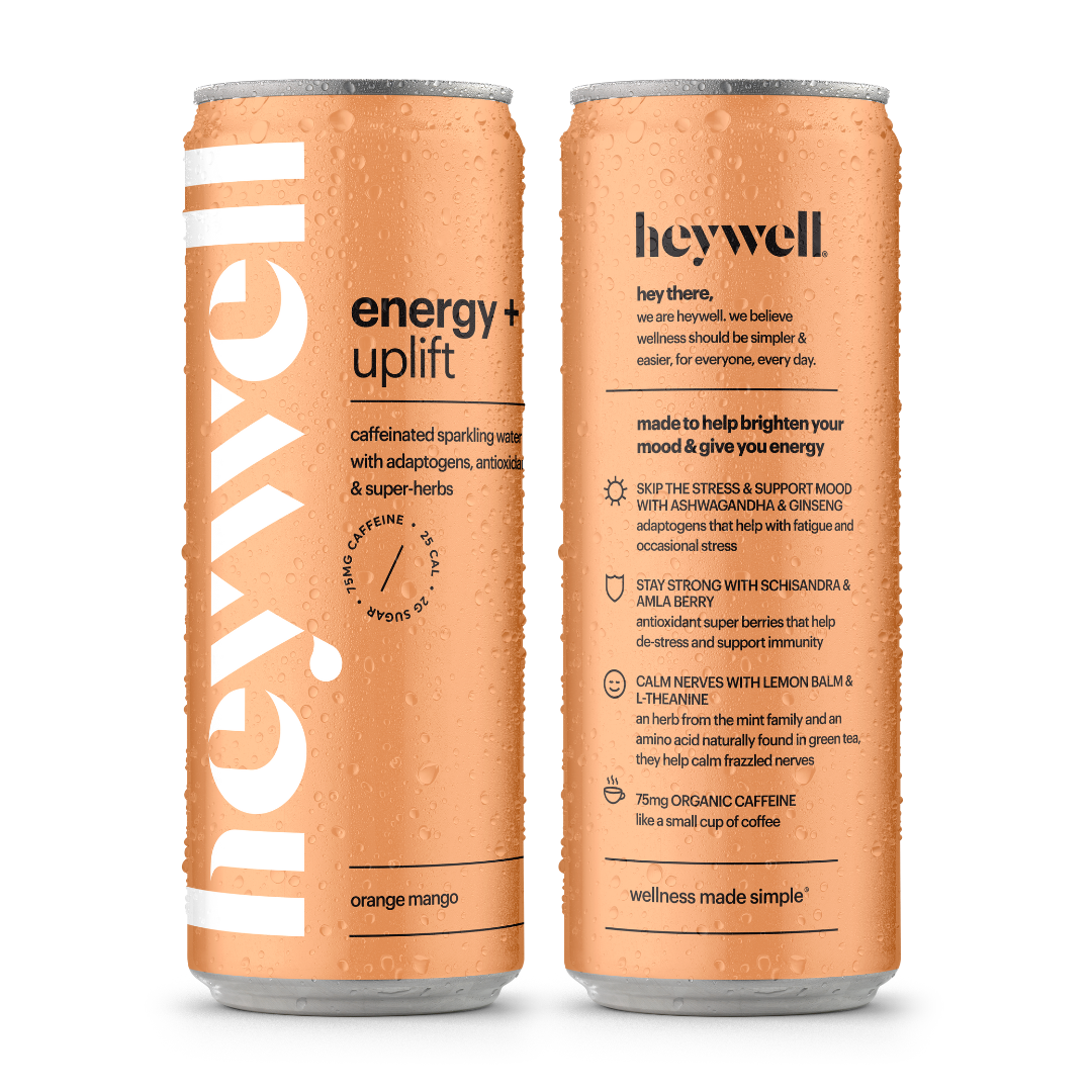 Heywell Energy + Lift Orange Mango 12-Pack