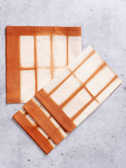 Shibori Hand Dyed Napkins - Set of 4
