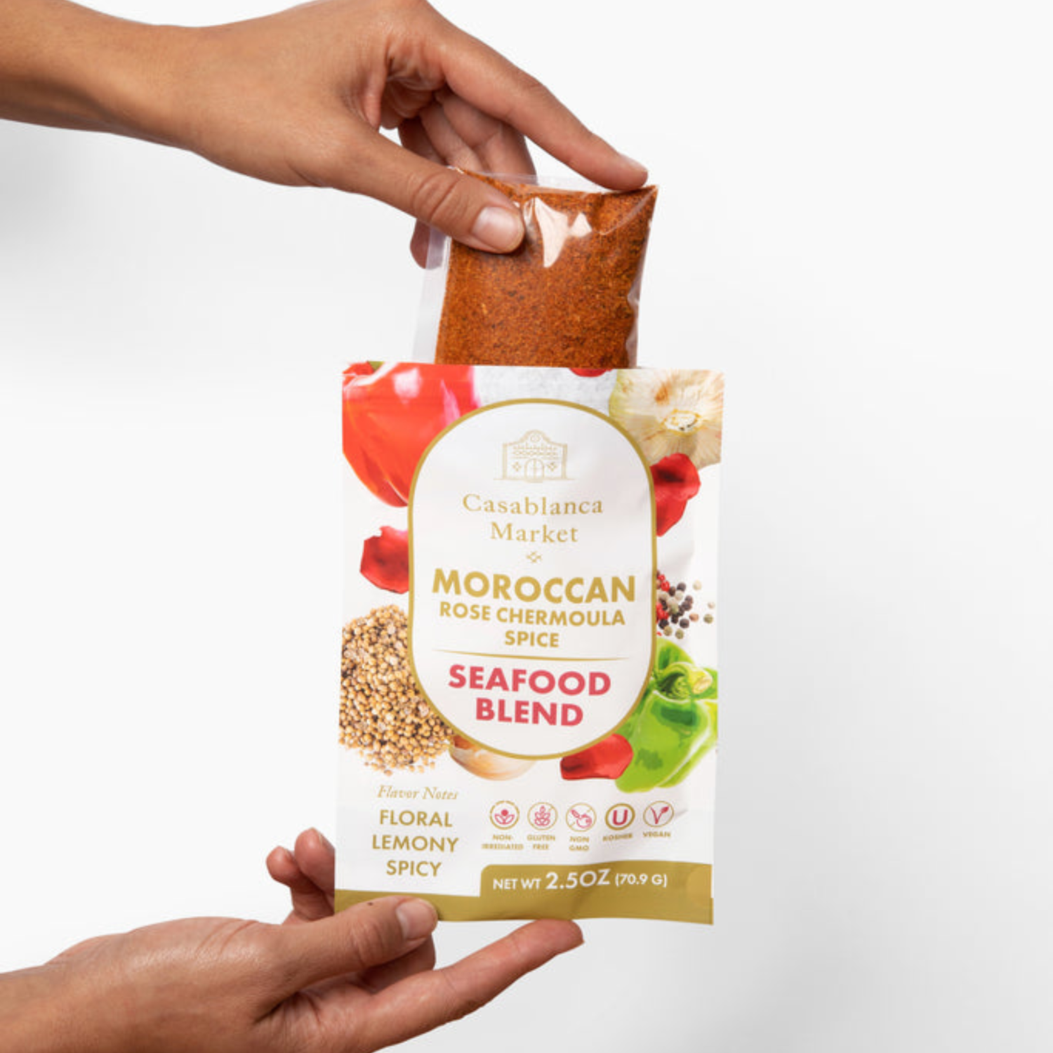 Moroccan Rose Chermoula Spice Seafood Blend